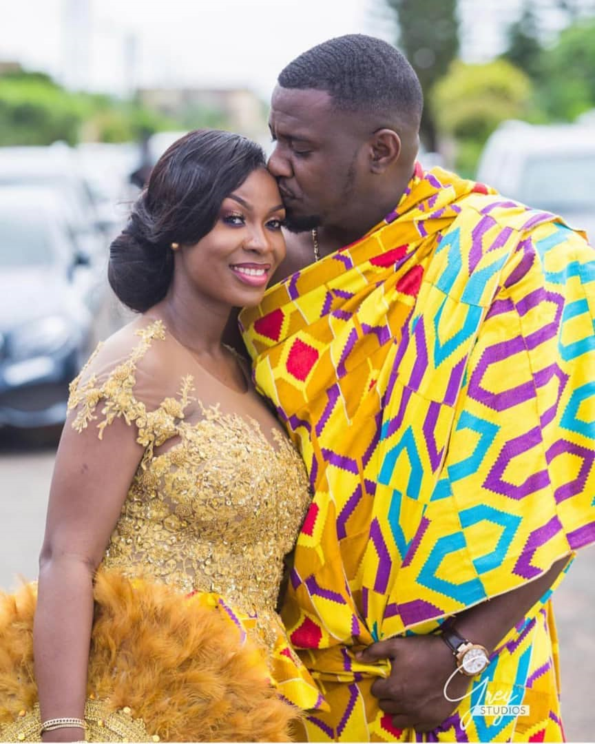 Ghanaian Weddings - The Kente Prints Trend That Make Them Adorable - Fashion  GHANA