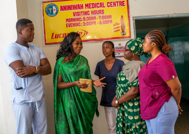 Claudia Lumor pays all medical bills of newborn babies at Aniniwah ...